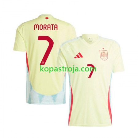 Billiga Fotbollströjor Spanien Alvaro Morata 7 Borta tröja EM 2024 Kortärmad